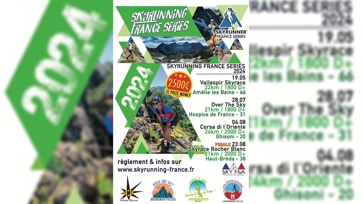 Skyrunner National Series France 2024: Fechas y Desafíos de las 4 Carreras que Definirán el Skyrunning en Francia