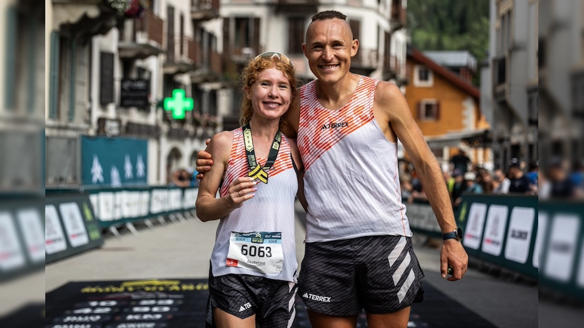 Marathon du Mont-Blanc 2024: Dmitrii y Ekaterina Mityaev Dominan los 90km con Tiempos de 10h 44min y 12h 40min Bajo Clima Favorable