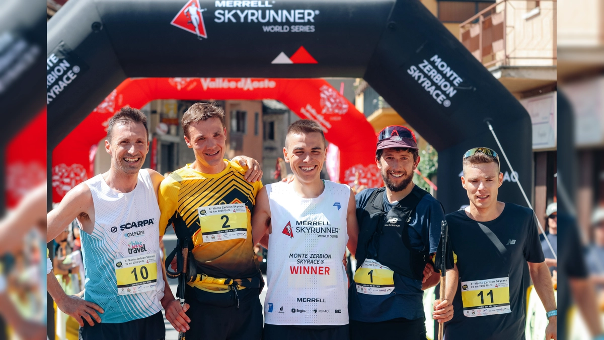 Monte Zerbion Skyrace 2025 en Châtillon: Resultados, Récords y Protagonistas del Trail Running Mundial en 22 km y 2.200 m+