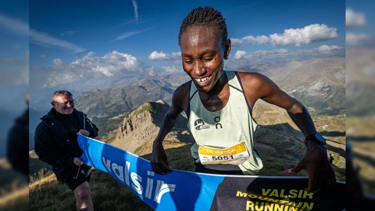 Joyce Muthoni Njeru triunfa nuevamente en la exigente carrera vertical Canfranc-Canfranc