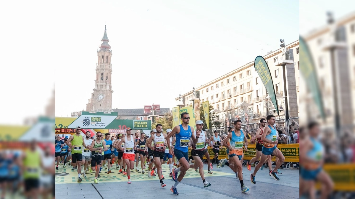 Alejandro Jiménez y Rita Jeptoo triunfan en el Maratón de Zaragoza 2024 con récord de 7.000 corredores y altas temperaturas