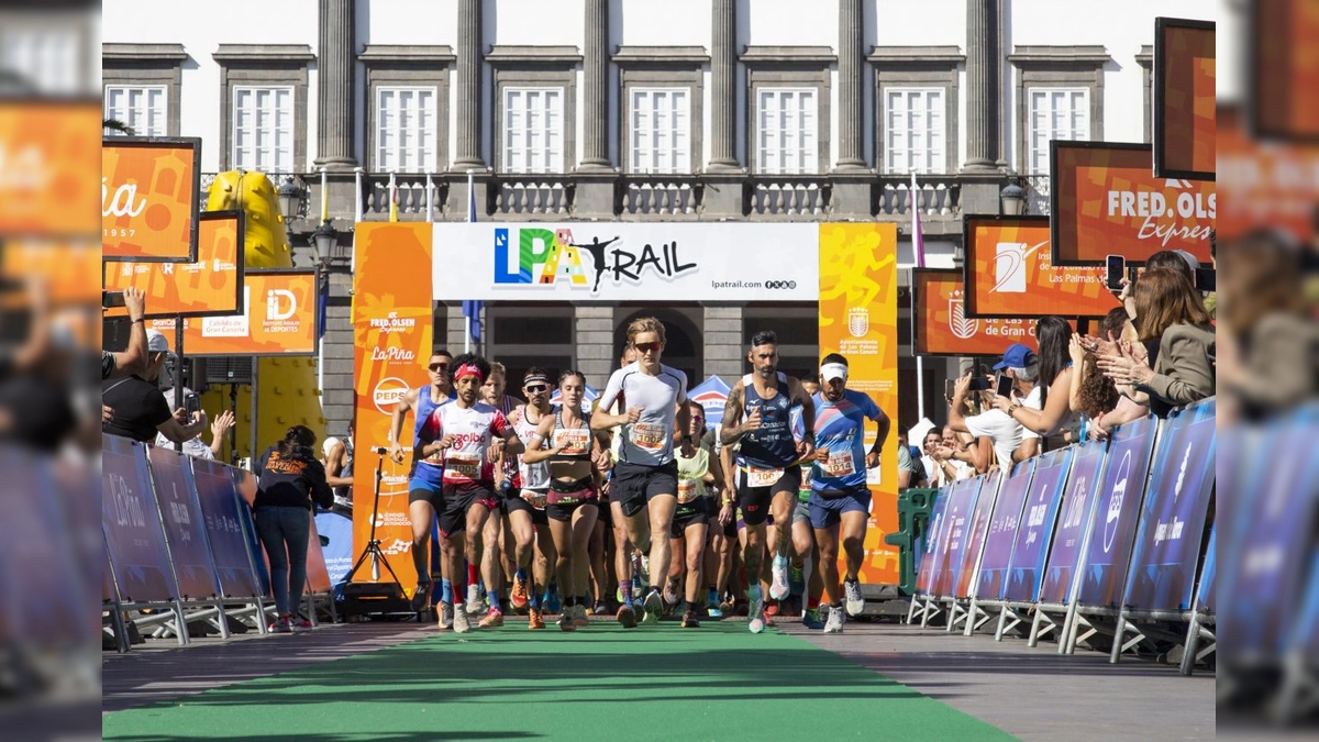 LPA Trail 2024: Estela Guerra y Anders Kjaerevik conquistan los 21 km en un desafío récord de trail running en Canarias