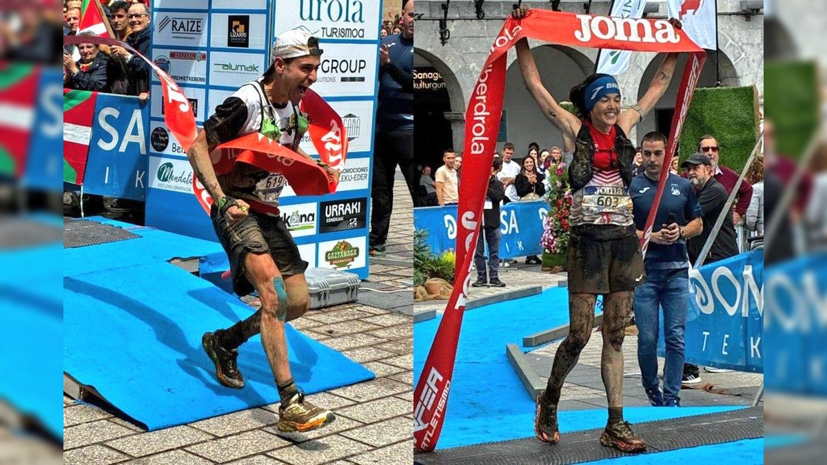 Mireia Pons y Julen Calvó, Campeones del Campeonato de España de Ultra Trail Running 2024 bajo Lluvia Extrema en el Domusa Teknik Trail (Azpeitia) y Rumbo al Mundial de Canfranc-Pirineos