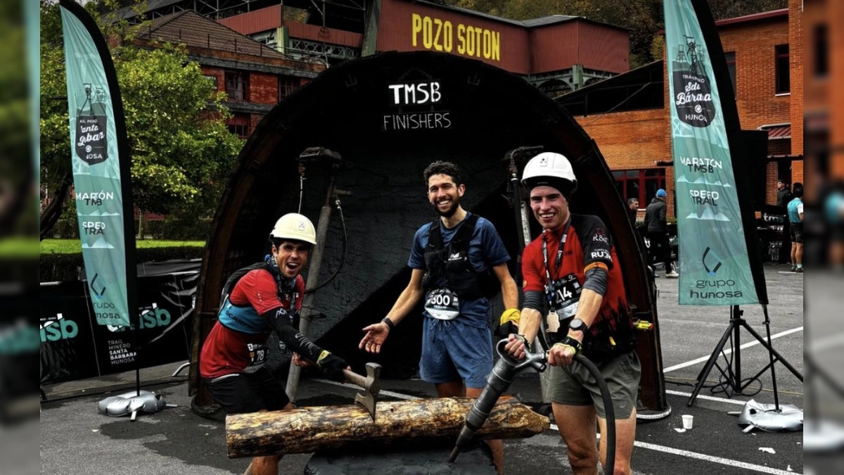 Trail Minero Santa Bárbara 2025 en Pozo Sotón: Manuel Merillas y Azara García brillan en maratón y Speedtrail en Asturias