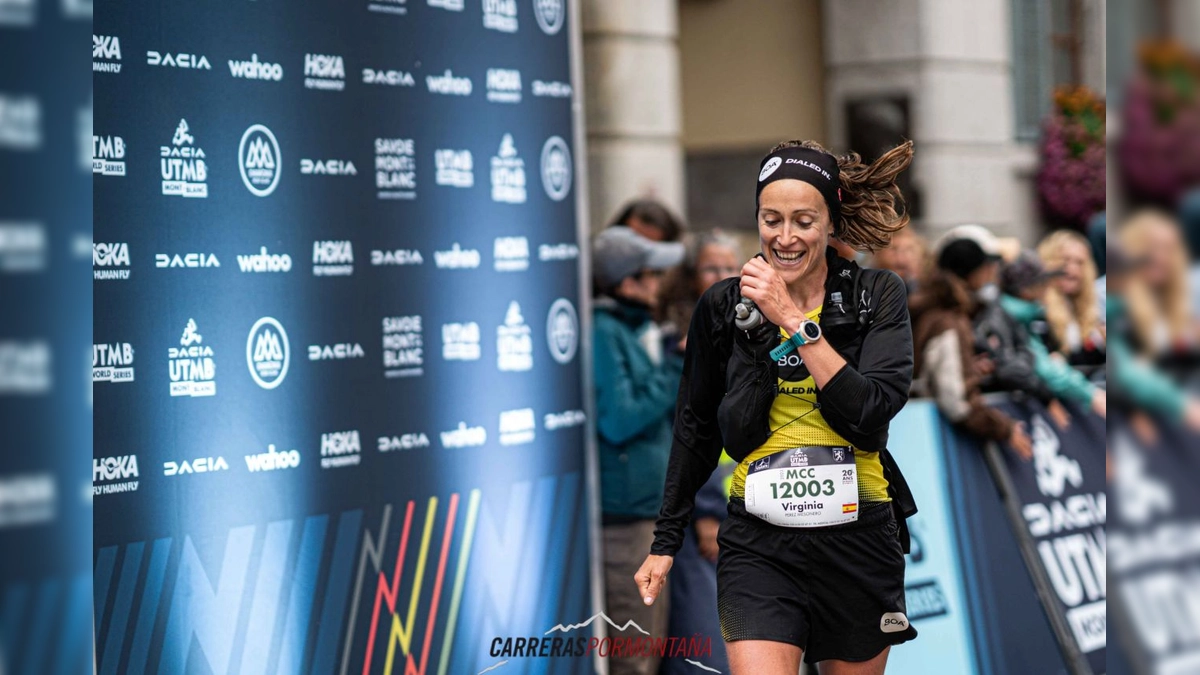 La española Virginia Pérez se corona en segundo lugar en la carrera MCC inaugurando el evento de trail UTMB 2023 en Chamonix