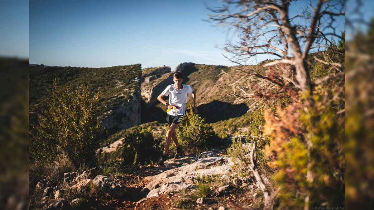 Álvaro Osanz y Ana Maria Humanes triunfan en la Trail Alquezar Rosado de la 14ª edición del Ultra-Trail Guara Somontano 2023