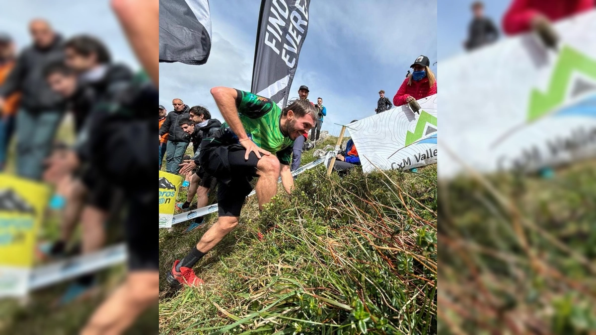 Xabel Guiu y Marta Abellán, Campeones en el Desafiante "Llampaces Vertical" de Asturias con 3,6 Km y 820 m de Desnivel