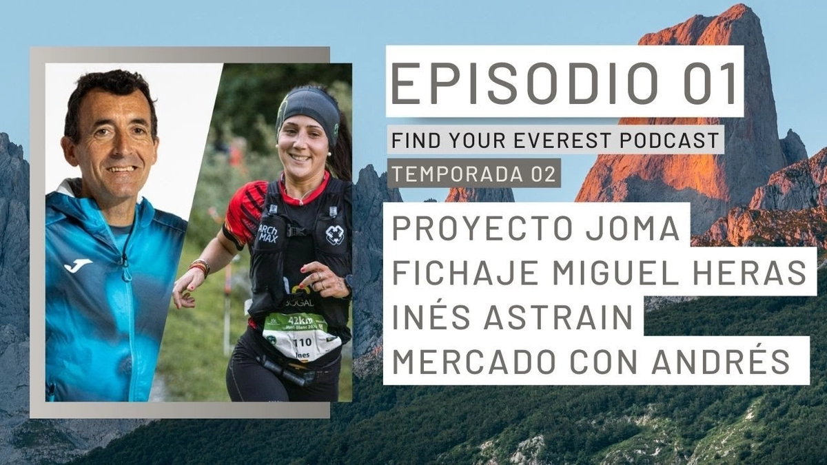 🎙️ Find Your Everest podcast, Joma Revoluciona el Trail Running en 2024: Fichajes de Miguel Heras e Inés Astrain