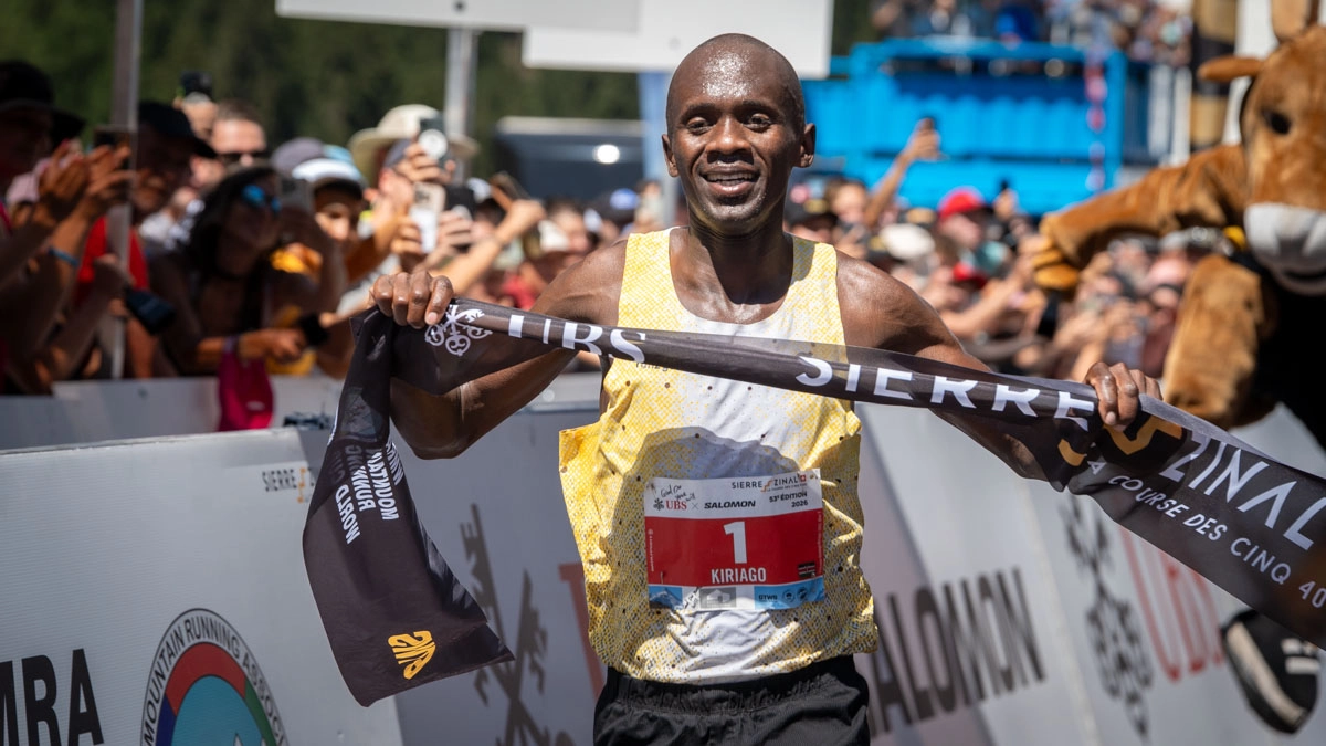 Philemon Kiriago gana el Sierre-Zinal 2026 por tercera vez y queda a 50 segundos del récord